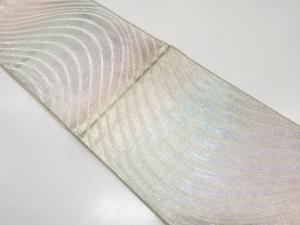 アンティーク　流水模様織り出し暈し袋帯（材料）